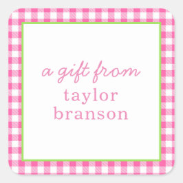 Buffalo Gepersonaliseerde Gift Stickers