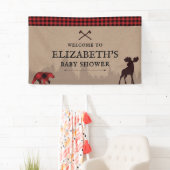 Buffalo Geplakt Baby shower met berlijn Welkomstte Spandoek (Insitu)