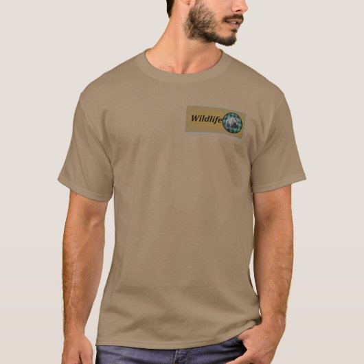 Buffalo Geplakt Beer Wild Life T-Shirt (Voorkant)