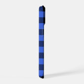 Buffalo geruite blauwe en zwarte houthakkersruit d iPhone 15 case (Rechterkant)