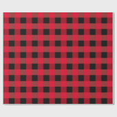 Buffalo geruite plaid cadeaupapier (Vlak)