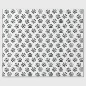 Buffalo geruite pootafdruk cadeaupapier (Vlak)