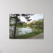 Buffalo Geschiedenis Museum Reflecties Canvas Afdruk (Voorkant)