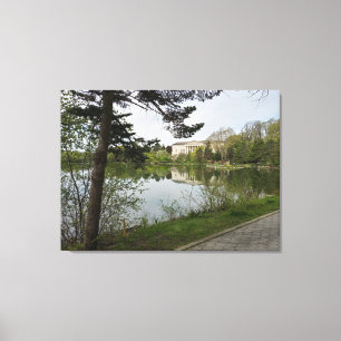 Buffalo Geschiedenis Museum Reflecties Canvas Afdruk