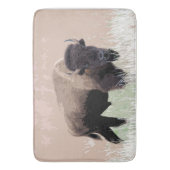 Buffalo/gif Badmat (Voorkant Verticaal)