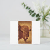 Buffalo/gif Briefkaart (Staand voorkant)