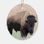Buffalo/gif Keramisch Ornament (Links)