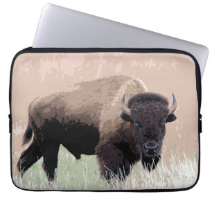 Buffalo/gif Laptop Sleeve