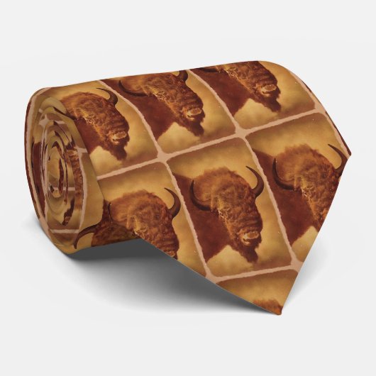 Buffalo/gif Stropdas (Opgerold)