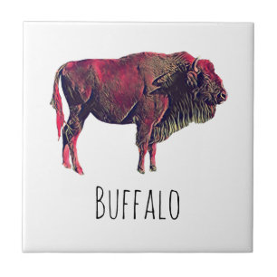 Buffalo Gift Tegeltje