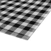 Buffalo Gingham Black en White Check Pset Snijplank (Hoek)