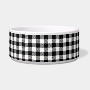 Buffalo gingham Black en White Check Pset Therma Voerbakje