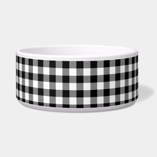 Buffalo gingham Black en White Check Pset Therma Voerbakje