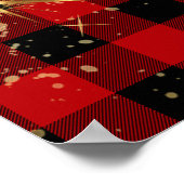 Buffalo Goud Manuscript Familie Zure Kerst Poster (Hoek)