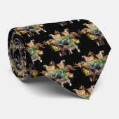 Buffalo Grass Wildlife Lijst Stropdas (Opgerold)