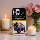 Buffalo Grazes in Gouden Gras bij zonsondergang Case-Mate iPhone Case