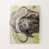 Buffalo Grazing Legpuzzel (Verticaal)