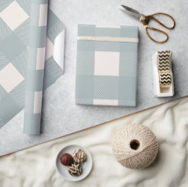 Buffalo Grijze, eenvoudige, stijlvolle rendy contr Cadeaupapier