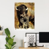 Buffalo Grunge Poster (Thuiskantoor)