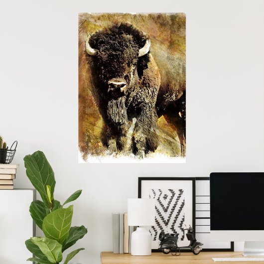 Buffalo Grunge Poster (Thuiskantoor)