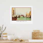 Buffalo Harbor  afdrukken Poster (Keuken)