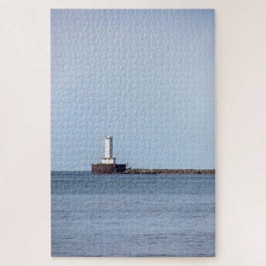 Buffalo Harbor Lighthouse Legpuzzel (Verticaal)