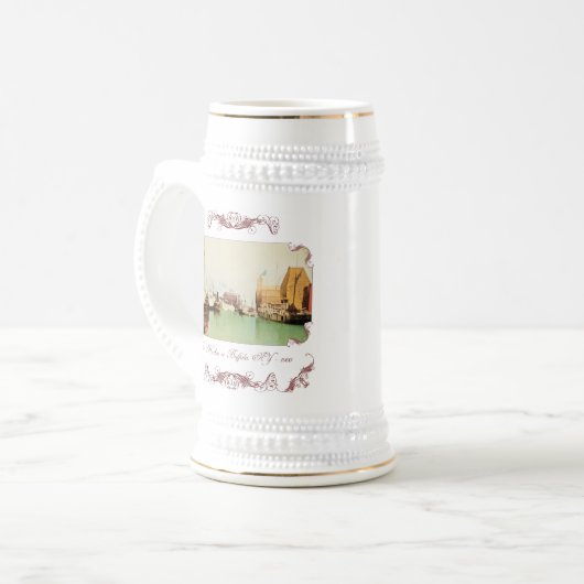 Buffalo Harbour  Beer Stein Bierpul (Voorkant links)
