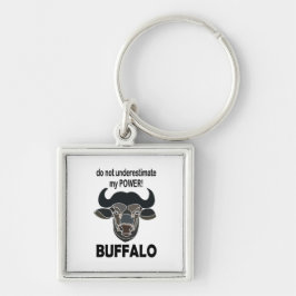 Buffalo Head Bison Animal Buffalo Sleutelhanger