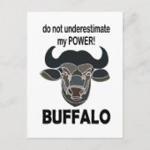 Buffalo Head Bizon Dier Buffalo Briefkaart (Voorkant)