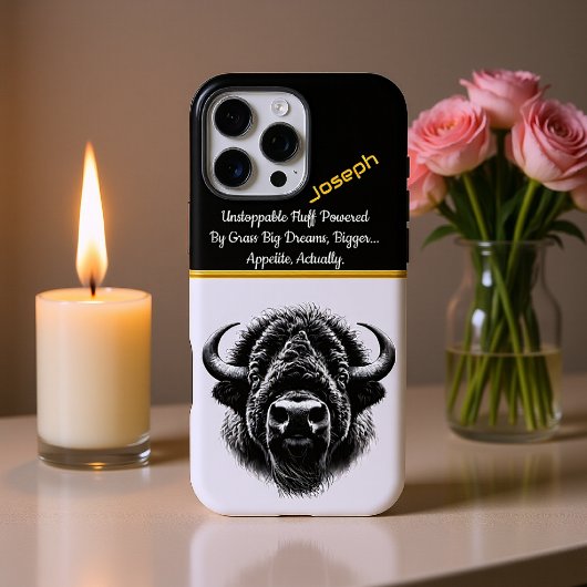 Buffalo Head: kracht en schoonheid Case-Mate iPhone Case
