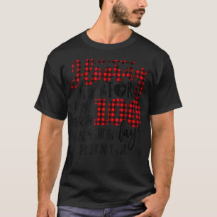 Buffalo heeft 100e dag van het schooluur geplakt v t-shirt