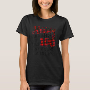 Buffalo heeft 100e dag van het schooluur geplakt v t-shirt