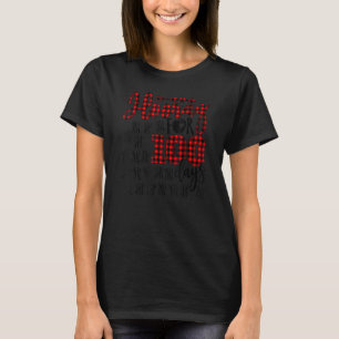 Buffalo heeft 100e dag van het schooluur geplakt v t-shirt