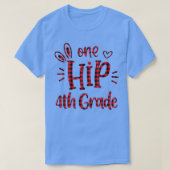 Buffalo heeft één Hip 4de graads Bunny Easte T-shirt (Design voorkant)