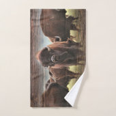 Buffalo Herd Bad Handdoek (Handdoek)