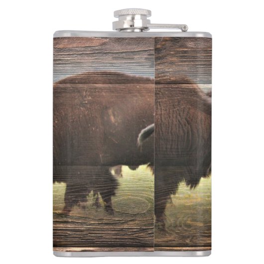 Buffalo Herd Heupfles (Achterkant)