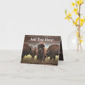 Buffalo Herd Kaart (Gele Bloem)