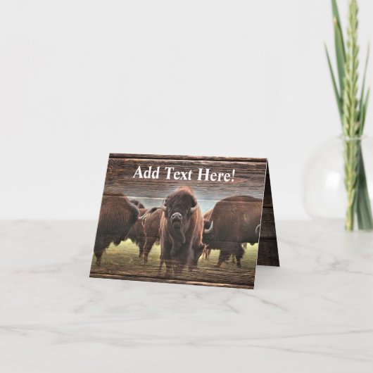 Buffalo Herd Kaart (Voorkant)