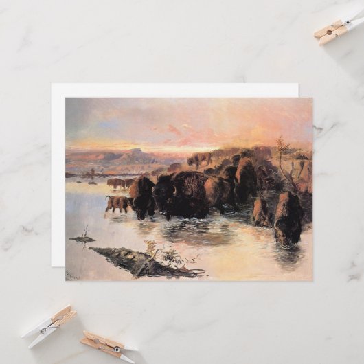 Buffalo Herd Kaart (Voorkant / Achterkant in situ)