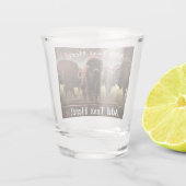 Buffalo Herd Shot Glas (Achterkant)