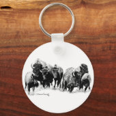 Buffalo Herd Sleutelhanger (Voorkant)