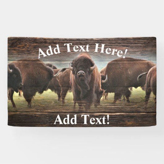 Buffalo Herd Spandoek (Horizontaal)
