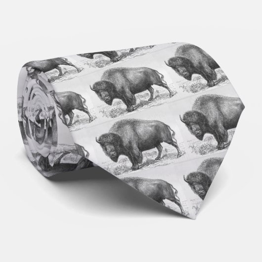Buffalo Herd Stropdas (Opgerold)