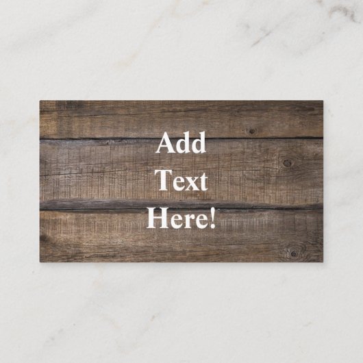 Buffalo Herd Visitekaartje (Achterkant)