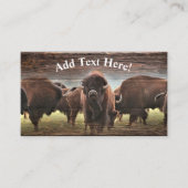Buffalo Herd Visitekaartje (Voorkant)