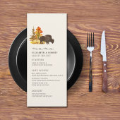 Buffalo Herfst Foliage Bison Script Weduwmenu Menu