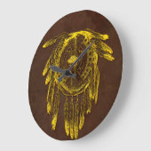 Buffalo Hide Shield 1 Wandklokken Opties (Hoek)