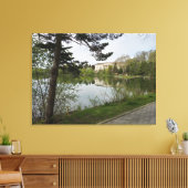 Buffalo History Museum Reflections Canvas Afdruk (Insitu (Woonkamer))