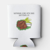 Buffalo Hot Chicken Wings Wing Eating Competitie Blikjeskoeler (Achterkant)