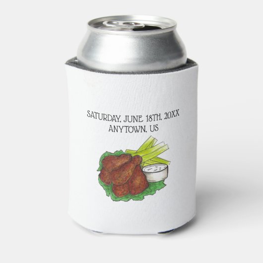 Buffalo Hot Chicken Wings Wing Eating Competitie Blikjeskoeler